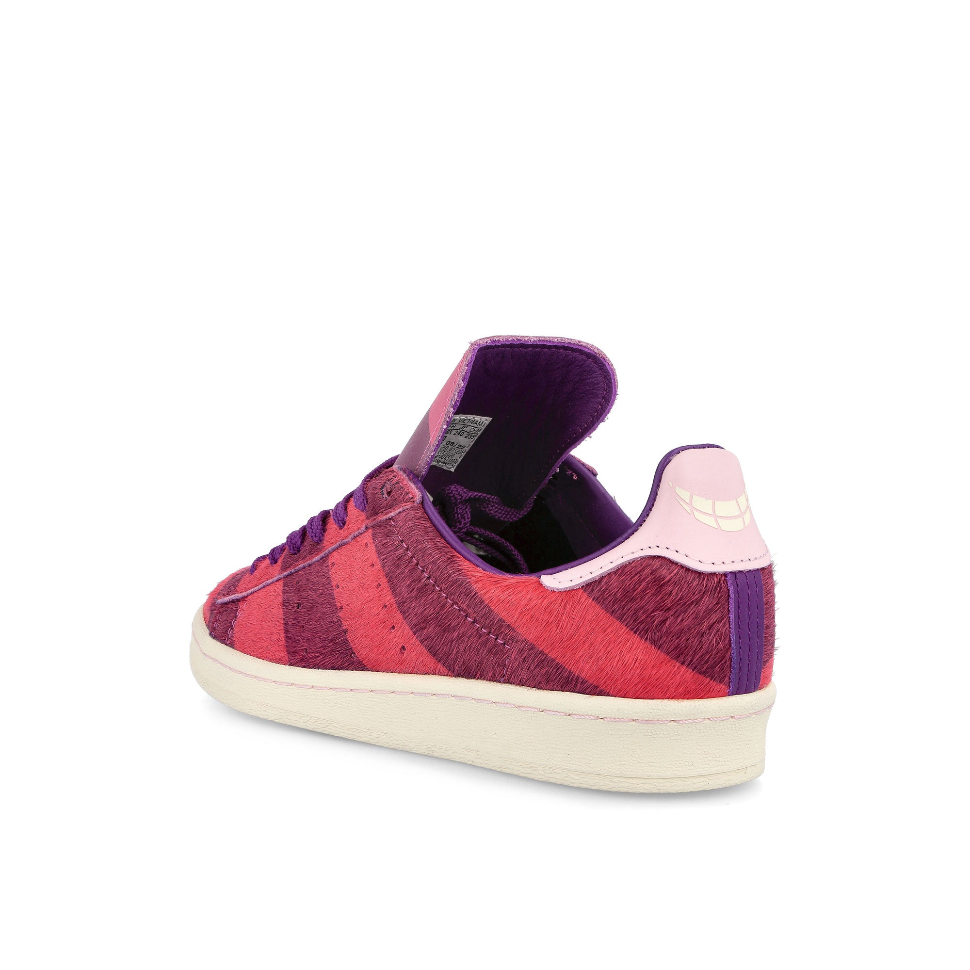 adidas Campus 80 Cheshire Cat Semi Solar Pink-Glory Purple-Cream White Low Top Sneakers  Material | Overkill