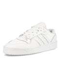 adidas Rivalry Low Footwear White-Footwear White-Footwear White Low Top Sneakers  Close Up | Overkill