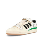 adidas forum 84 low Cream White-Core Black-Green Sneakers  Close Up | Overkill