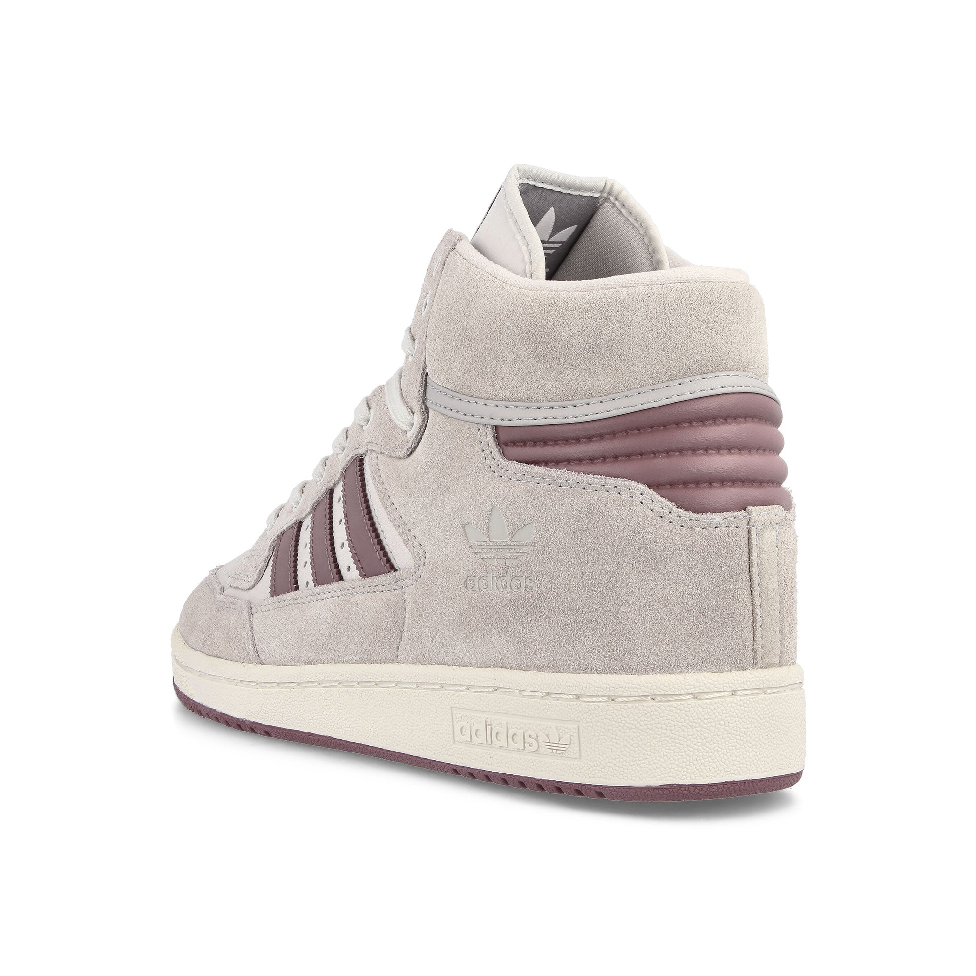 adidas Centennial 85 Hi Crystal White-Purple-Burgundy High Top Sneakers  Material | Overkill