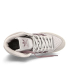 adidas Centennial 85 Hi Crystal White-Purple-Burgundy High Top Sneakers  Detailfoto | Overkill