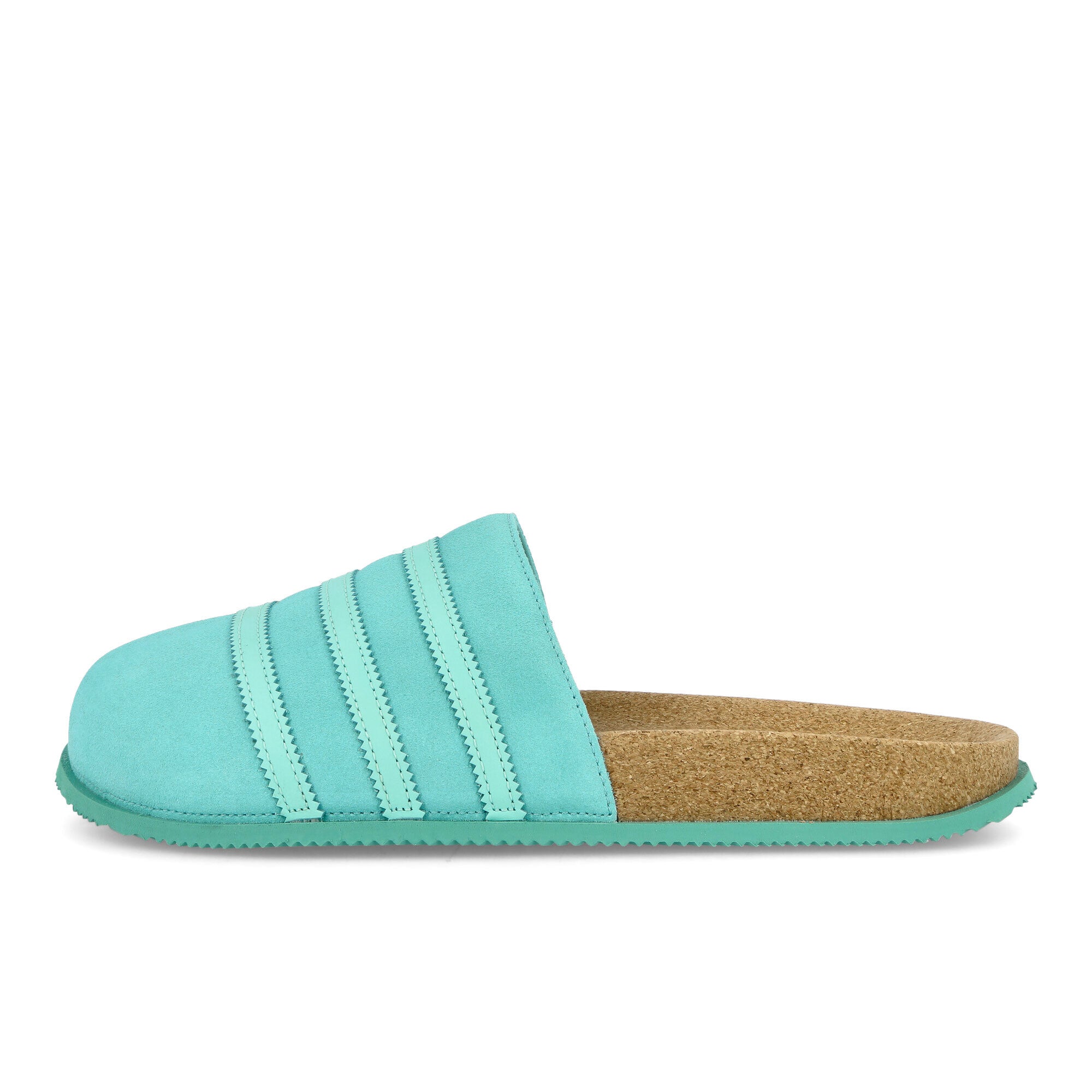 adidas Adimule Lea Easy Mint-Energy Aqua-Gold Slides, Sandals & Slippers GY2554 | Overkill
