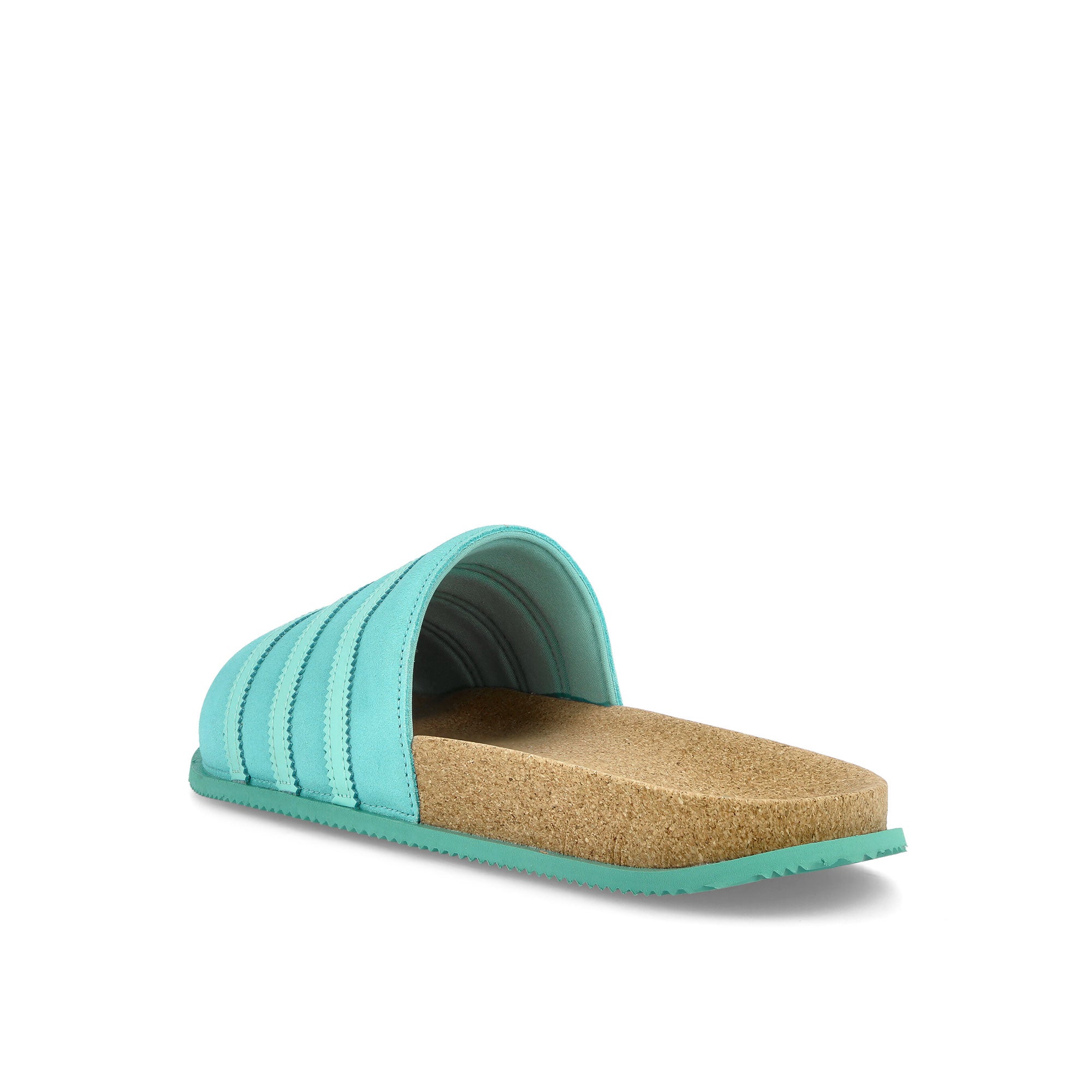adidas Adimule Lea Easy Mint-Energy Aqua-Gold Slides, Sandals & Slippers  Material | Overkill