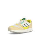 adidas ZX 8000 Frozen Lemonade EL Infants Mist Sun / Chalk White / Bright Yellow Low Top Sneakers GZ7531 Close-up | Overkill