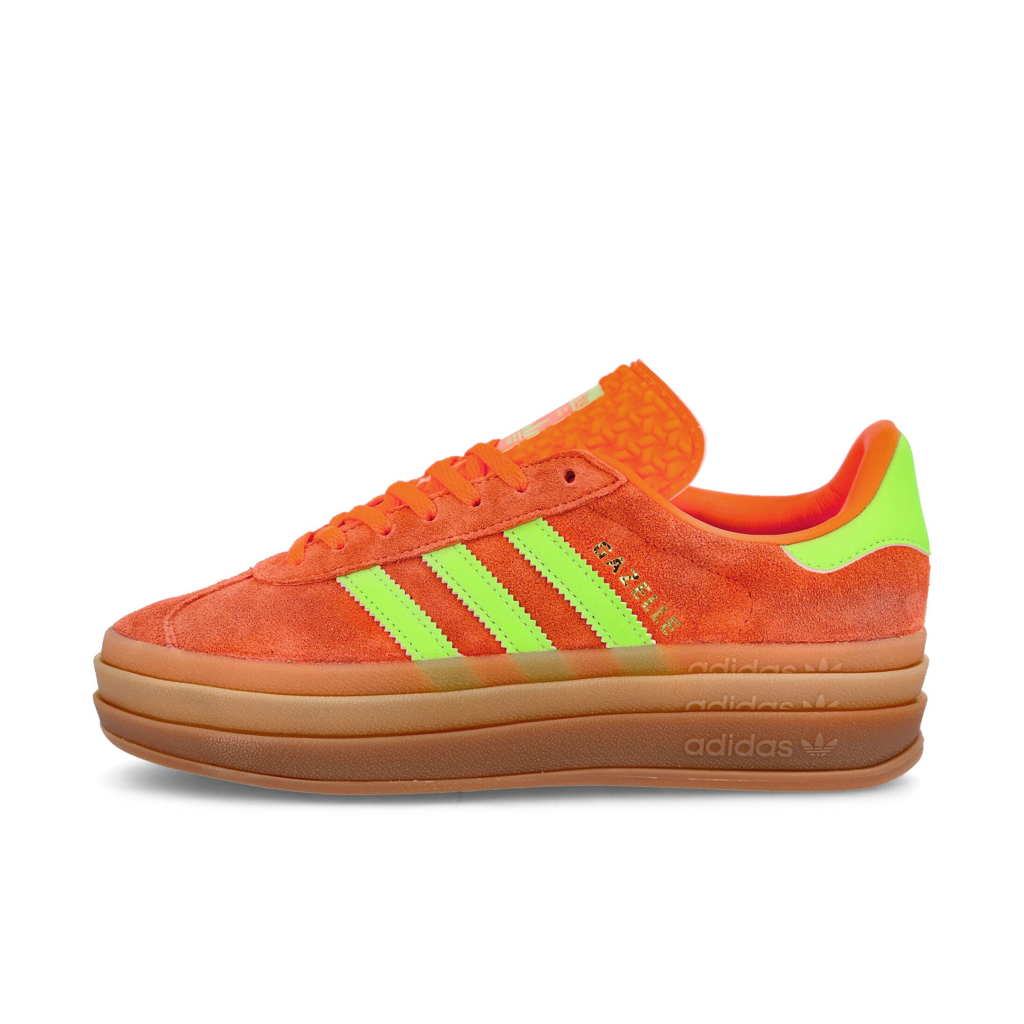 adidas Gazelle Bold W Solar Orange / Solar Green / Gum M2 Low Top Sneakers H06126 | Overkill
