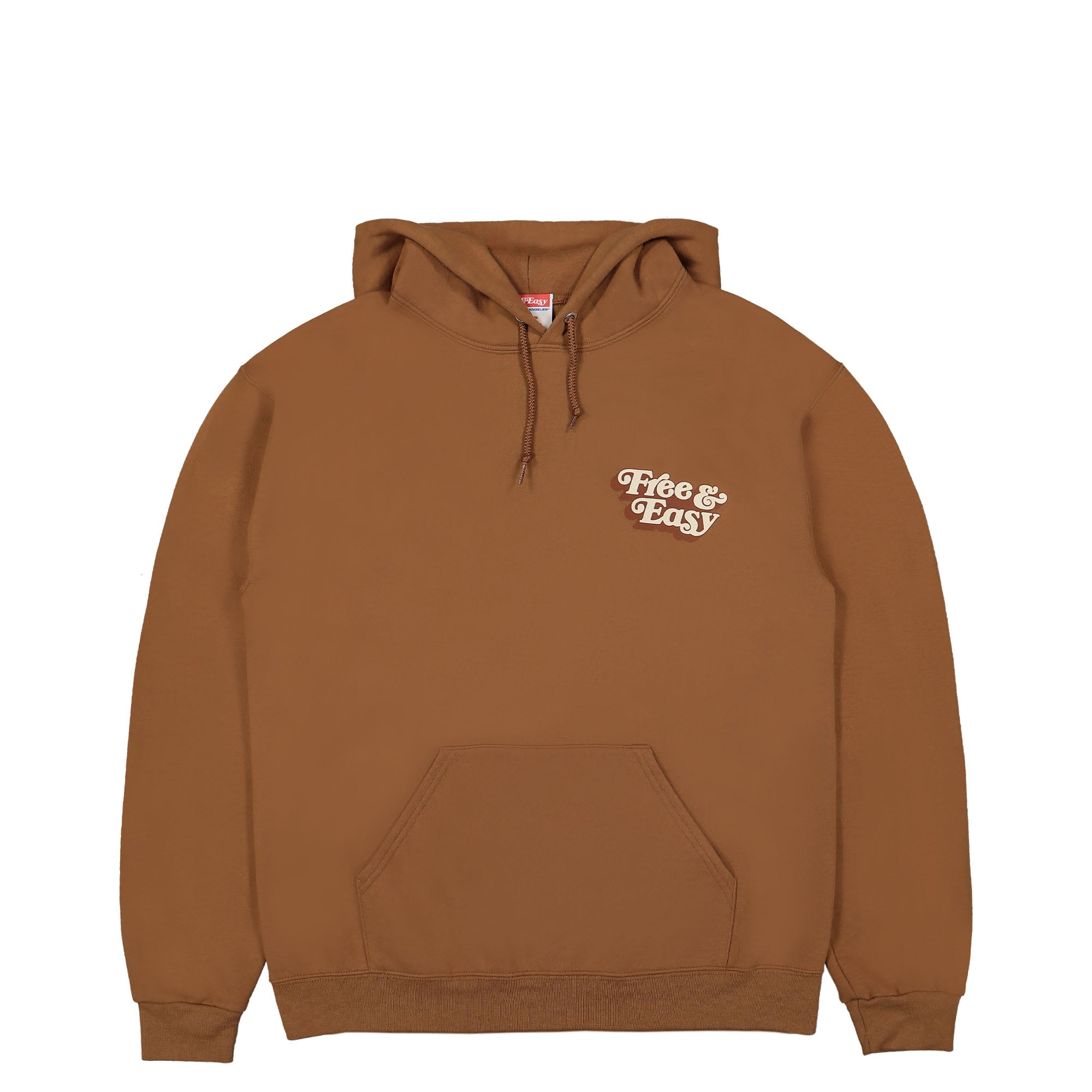 Free & Easy Dont Trip Drop Shadow OG Hoodie Caramel Hoodies HD041 | Overkill