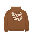 Free & Easy Dont Trip Drop Shadow OG Hoodie Caramel Hoodies Close-up | Overkill
