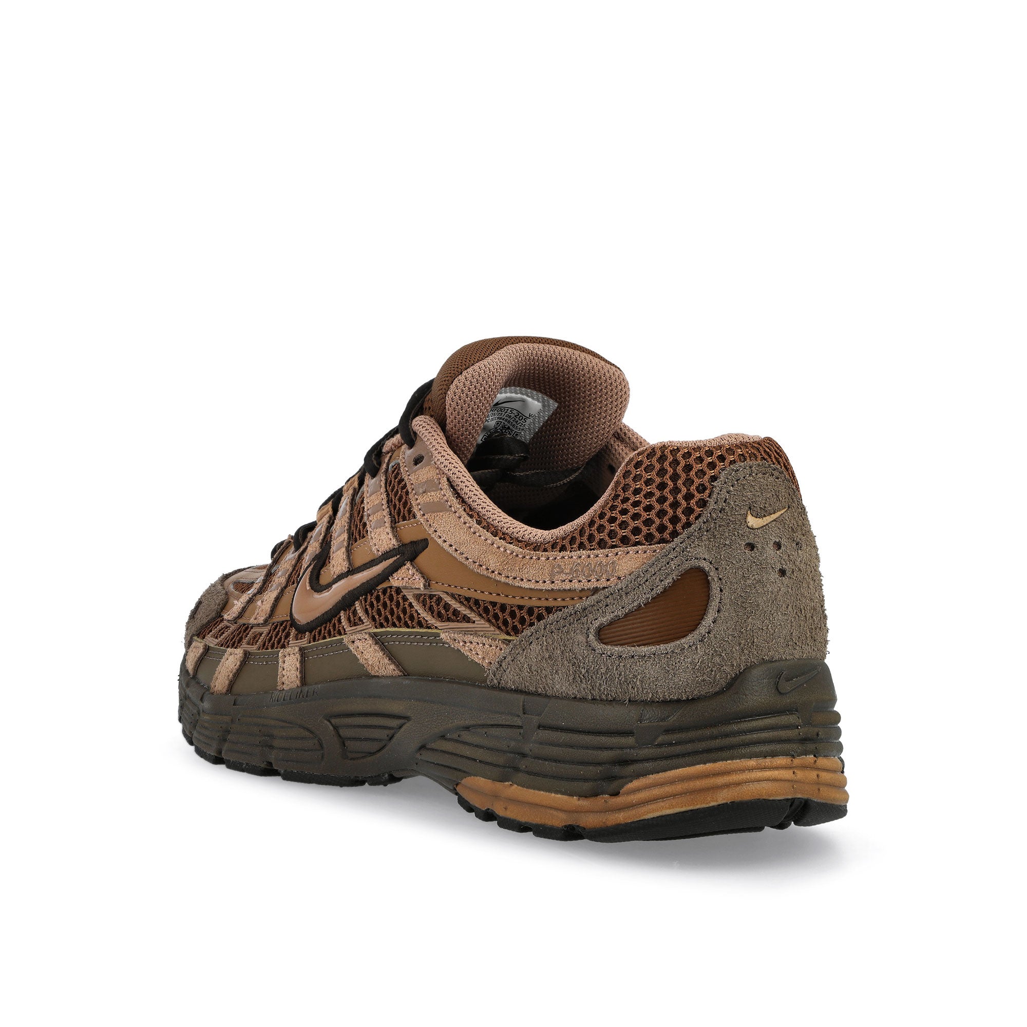 Nike P-6000 Suede Cacao Wow / Archaeo Brown - Baroque Brown Low Top Sneakers HF0015 205 Material | Overkill
