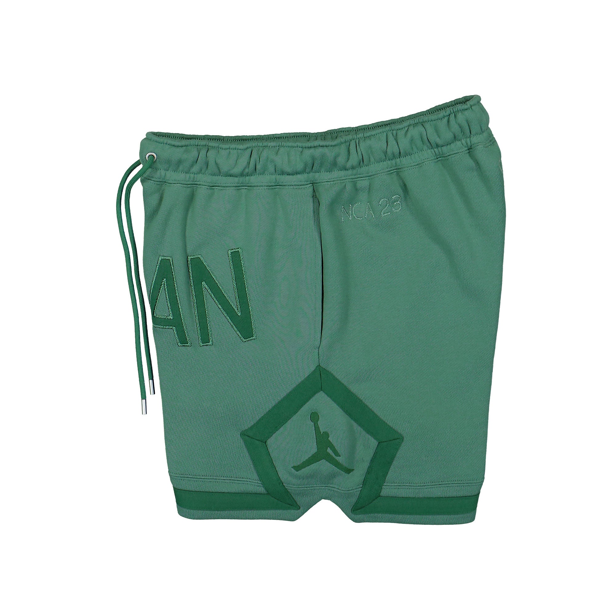 Jordan Short Green Stone Shorts Close-up | Overkill