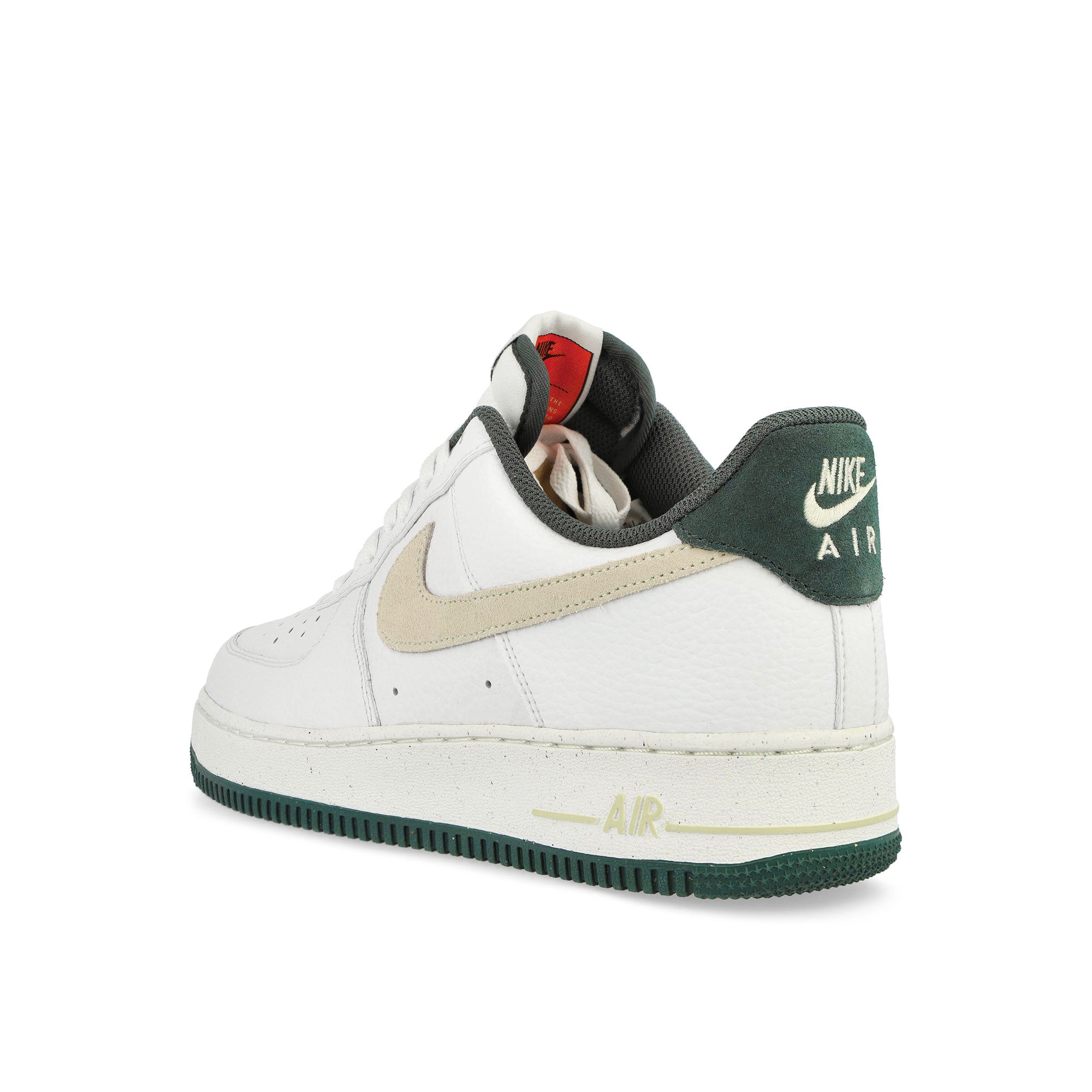 Nike Air Force 1 '07 LV8 White / Sea Glass- Vintage Green Low Top Sneakers  Material | Overkill