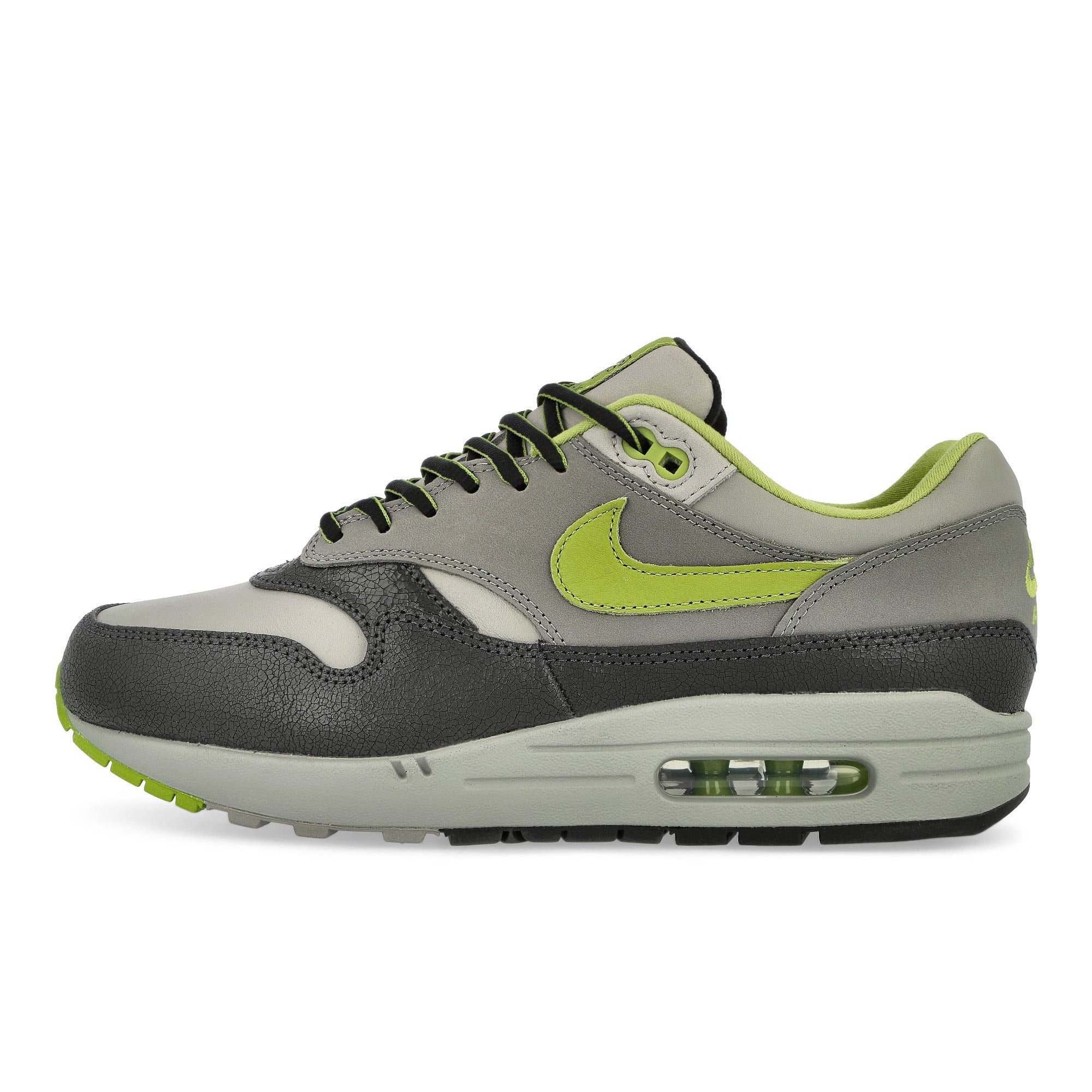 NIKE ナイキ ×HUF AIR MAX1 ANTHRACITE AND MIDIUM GREY HF3713-002 ハフ エアマックス1 アンスラサイト アンド ミディアムグレー ハイカットスニーカー グレー/グリーン US9/27cm HUF x Nike Air Max 1 SP HF3713 002 | OVERKILL