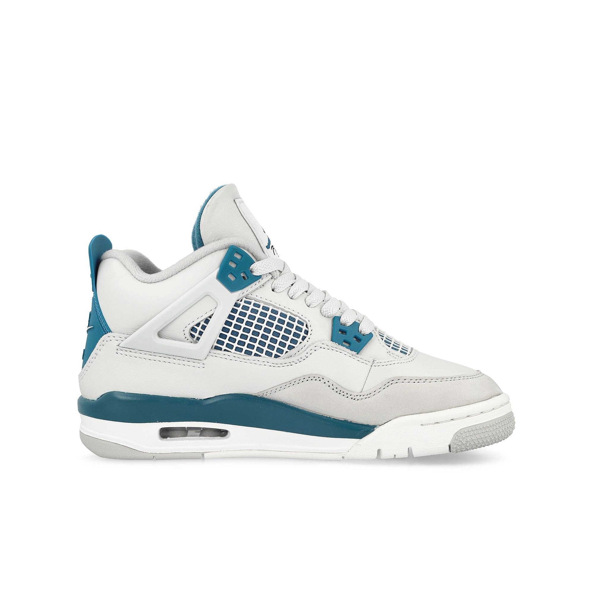 Jordan Air Jordan 4 Retro GS Off White / Military Blue - Neutral Grey   Material | Overkill