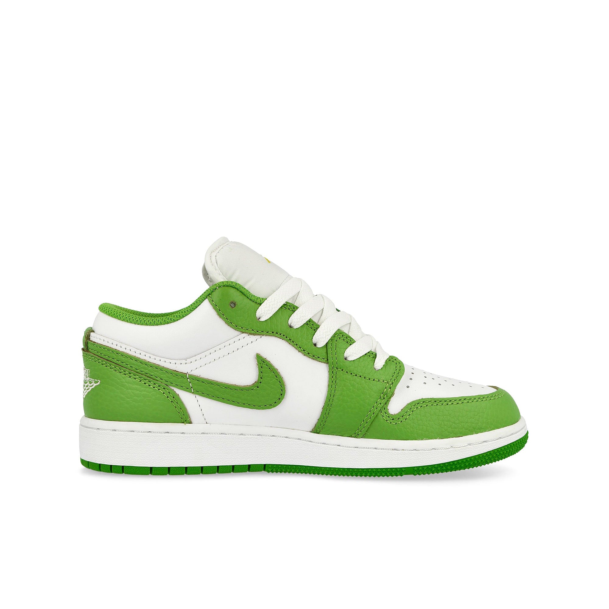 Jordan Air Jordan 1 Low SE GS White / Chlorophyll - Lightening Low Top Sneakers  Silhouette | Overkill