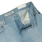 Lacoste 5 Pocket Straight Cut Indigo Jeans Blue Jeans Detailfoto | Overkill