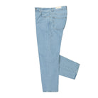 Lacoste Loose Fit 5-Pocket Jeans Washed Bleach Jeans Close-up | Overkill