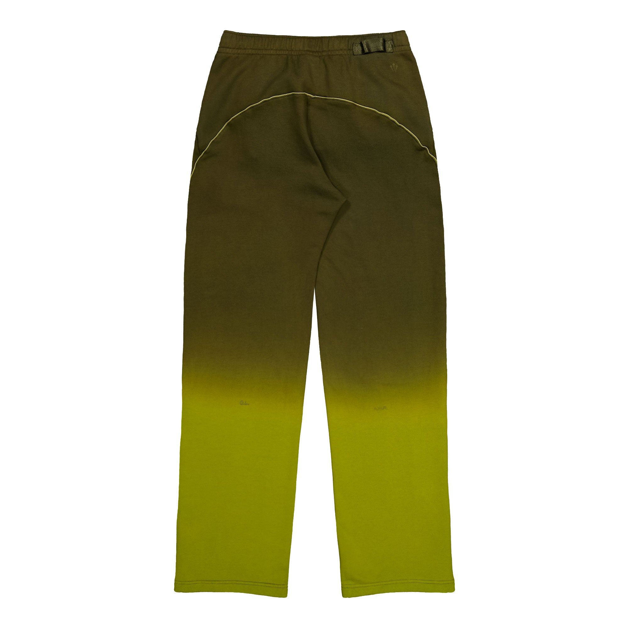 NOCTA x Nike Fleece CS Open-Hem Pant Moss / Medium Olive / Moss Sweatpant HJ6336 390 Close-up | Overkill

