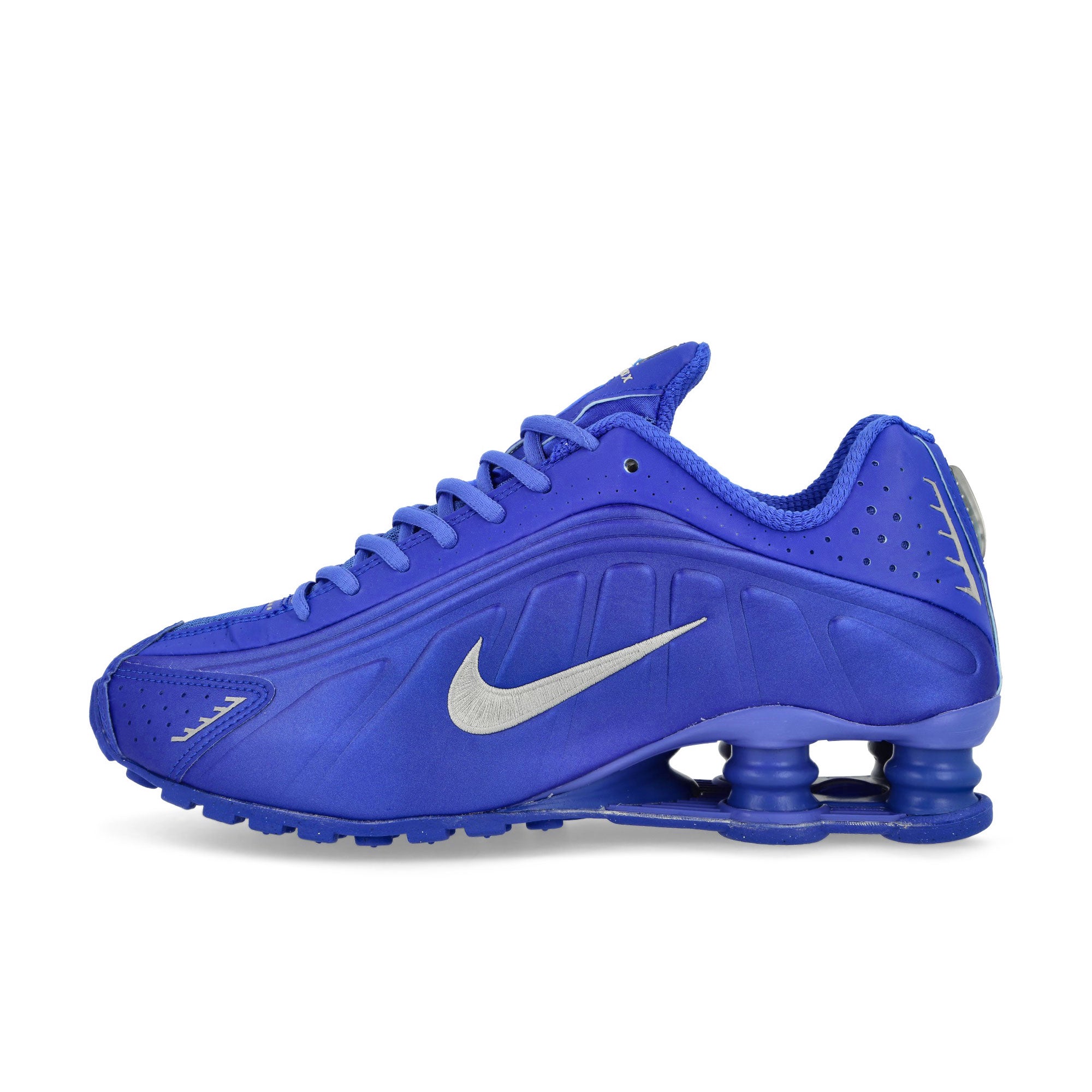 Nike W Shox R4 Racer Blue / Metallic Silver Low Top Sneakers HJ7303 445 | Overkill