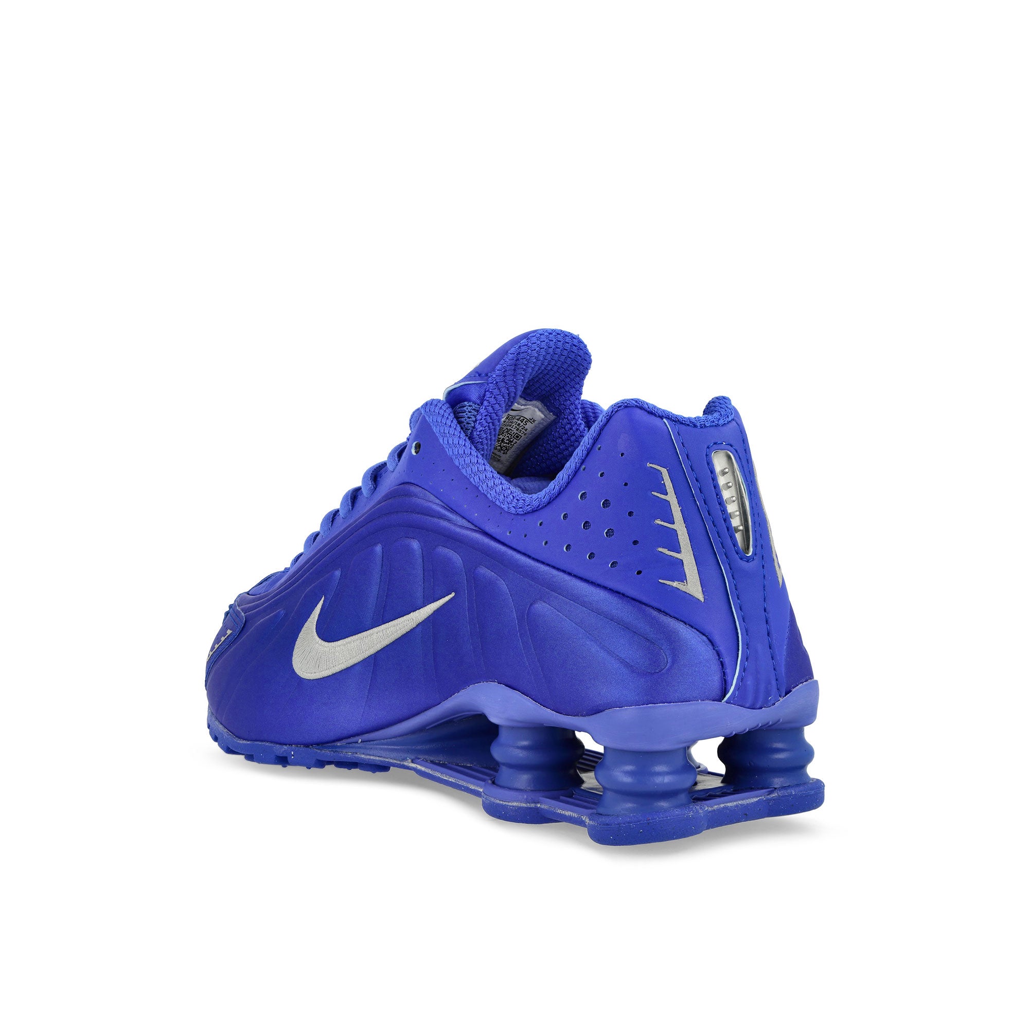 Nike W Shox R4 Racer Blue / Metallic Silver Low Top Sneakers  Material | Overkill