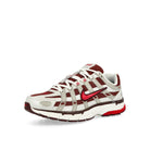 Nike W P-6000 Metallic Summit White / Fire Red - Dark Pony Low Top Sneakers  Close Up | Overkill