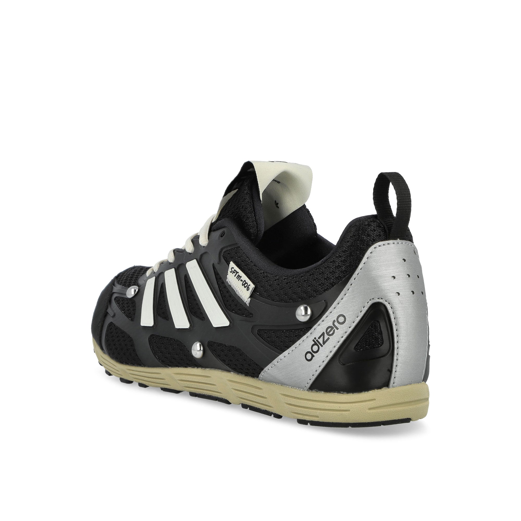 adidas Adizero PR Core Black / Cream White / Silver Metallic Low Top Sneakers HP3523 Material | Overkill