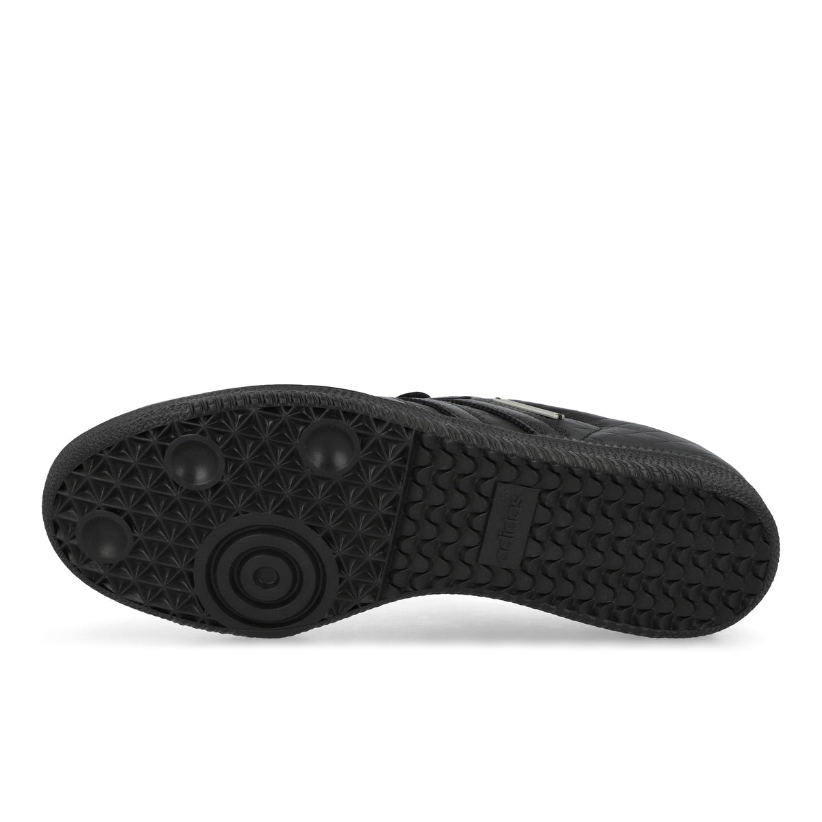 Mercedes-Benz x adidas Samba OG Core Black / Core Black / Silver Metallic Low Top Sneakers HP4535 Detail View 1 | Overkill
