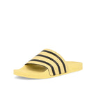 adidas Adilette Almost Yellow / Core Black / Almost Yellow Slides, Sandals & Slippers  Close Up | Overkill