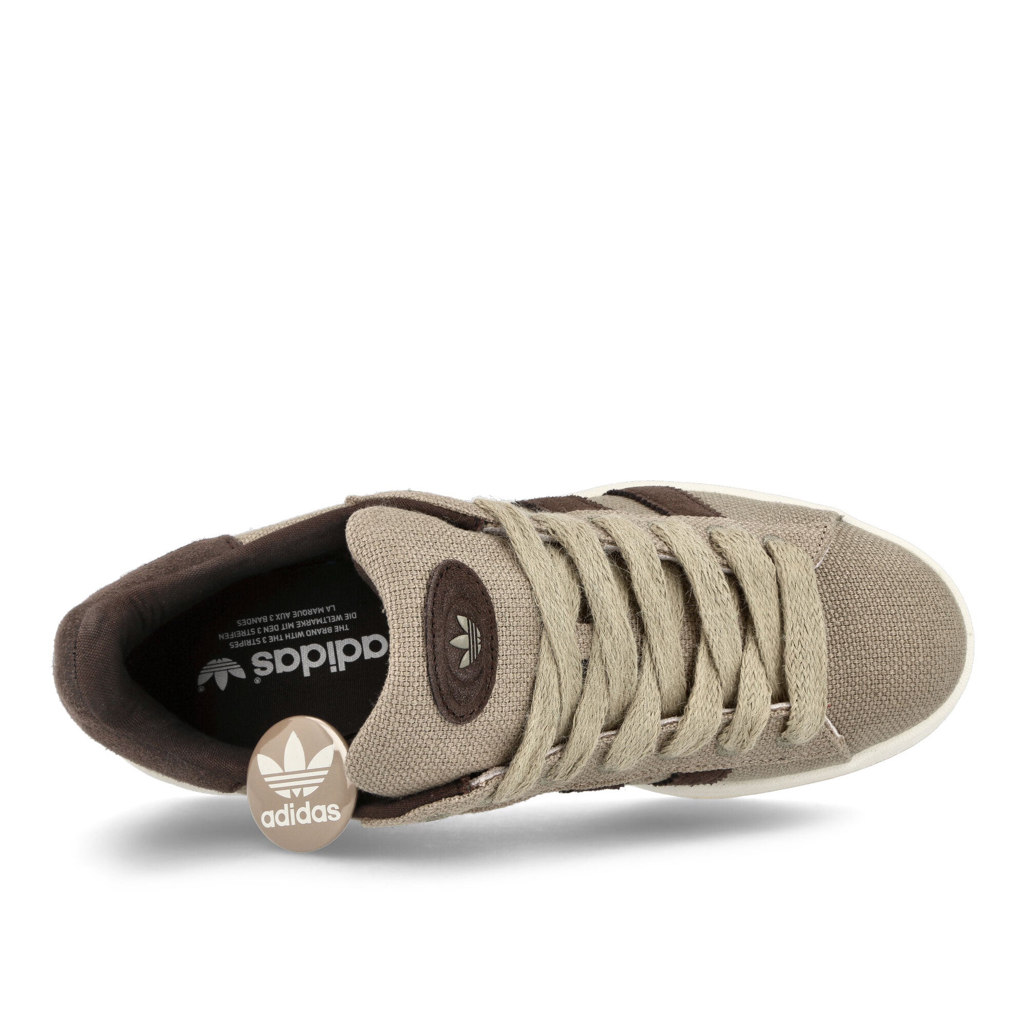 adidas Campus 00s TKO Core Black / Dark Brown / Off White Low Top Sneakers  Detailfoto | Overkill