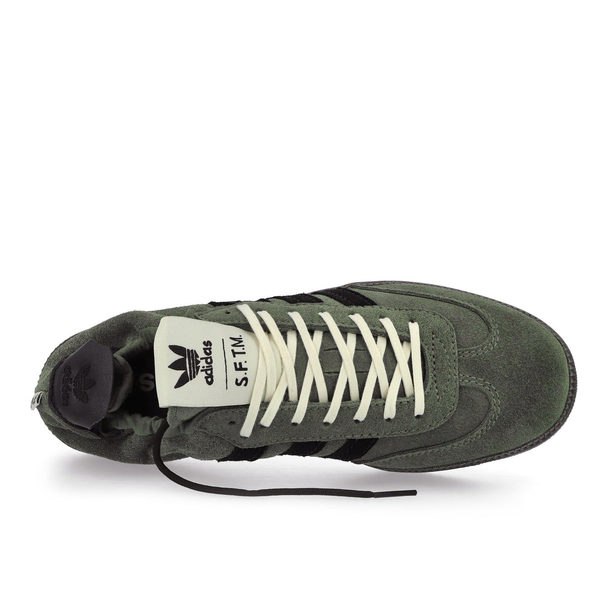 Song for the Mute x adidas Samba OG Base Green / Core Black / Gold Metallic sneaker HP8257 Detailfoto | Overkill
