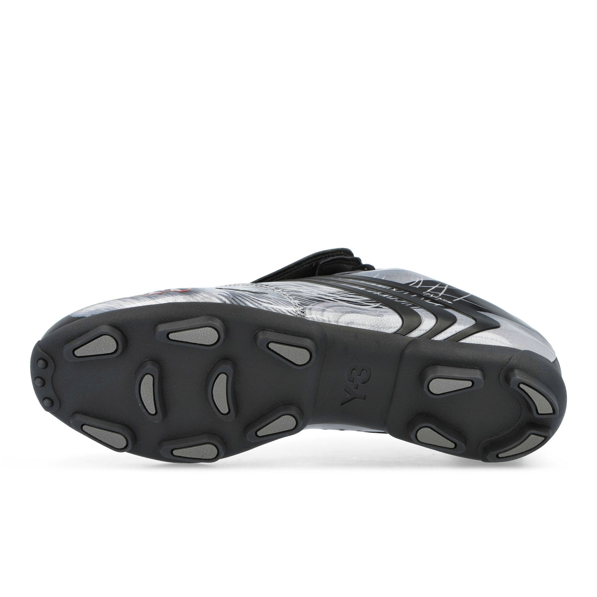 Y-3 F50 Tunit Beast Black / Black / Grey Three Low Top Sneakers HP9981 Detail View 2 | Overkill
