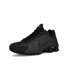 Nike Shox R4 Black / Black - Black - Bright Crimson Low Top Sneakers  Close Up | Overkill