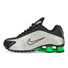 Nike Shox R4 Metallic Silver / Metallic Silver - Black - Green Low Top Sneakers HQ1988 006 | Overkill