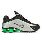 Nike Shox R4 Metallic Silver / Metallic Silver - Black - Green Low Top Sneakers HQ1988 006 Silhouette | Overkill