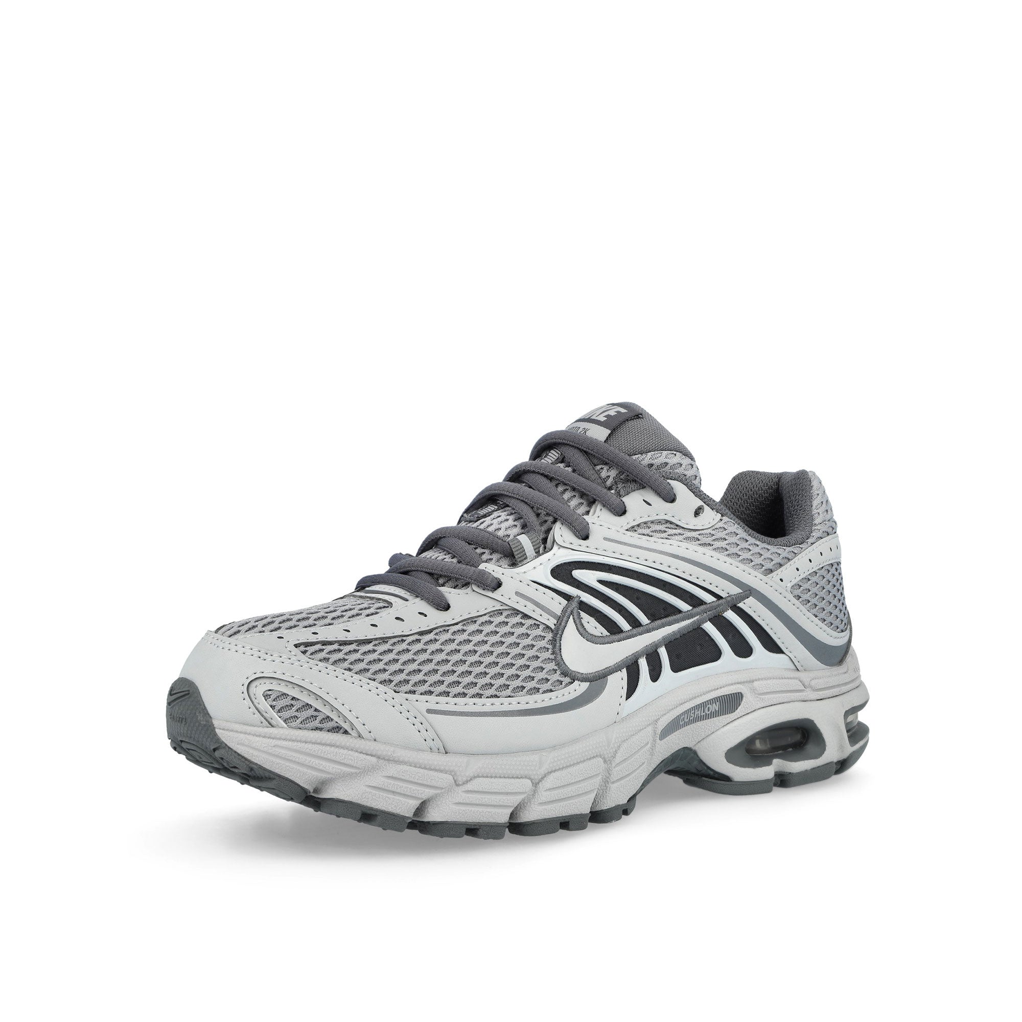 Nike W Air Max Moto 2K Wolf Grey / Pure Platinum - Cool Grey Low Top Sneakers HQ2056 010 Close-up | Overkill
