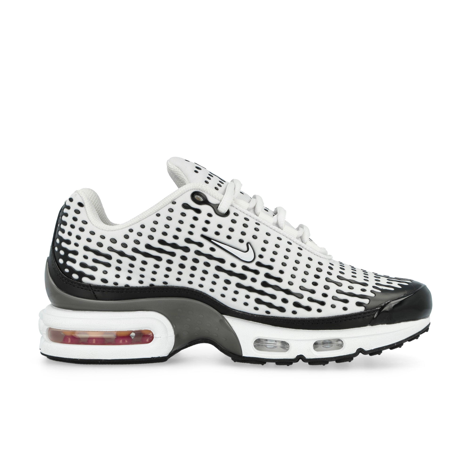 Nike Air Max Plus VII White / White - Black -Smoke Grey Low Top Sneakers HQ2197 100 Silhouette | Overkill
