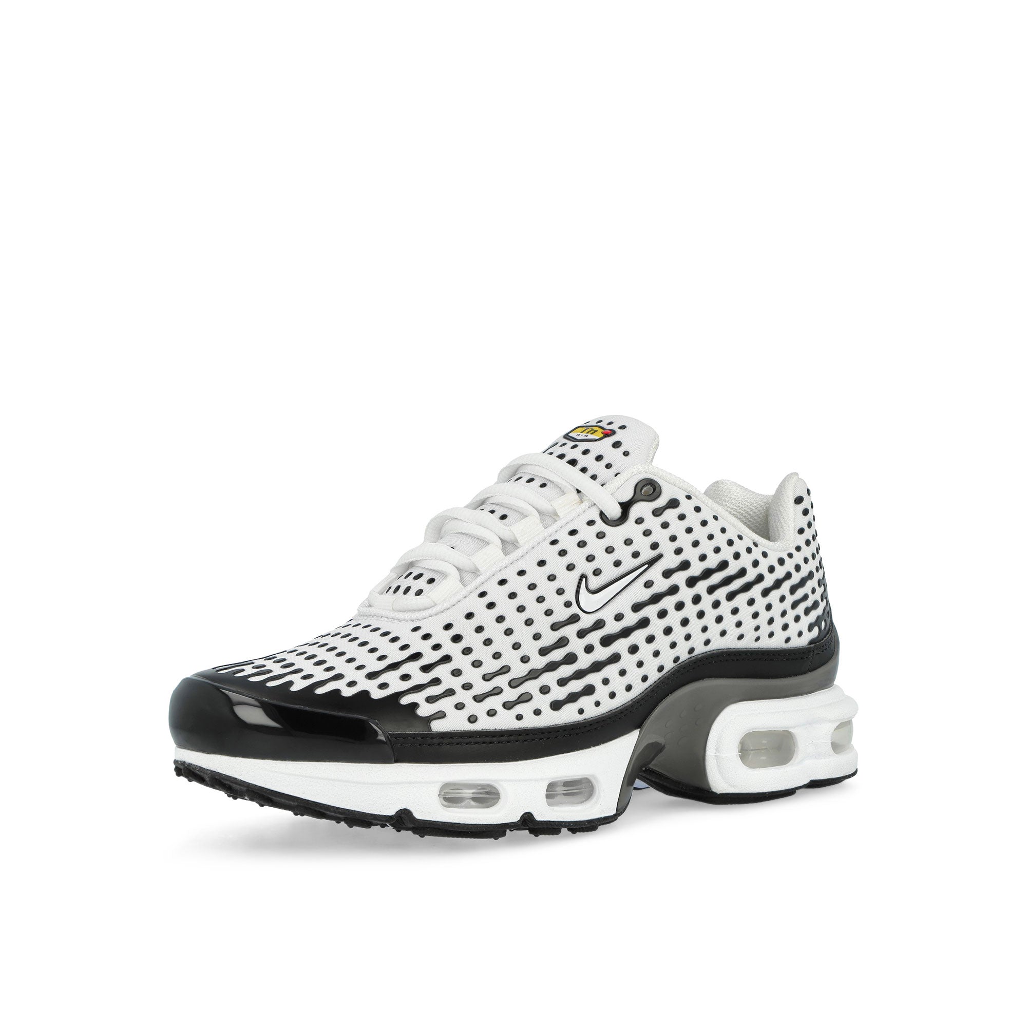 Nike Air Max Plus VII White / White - Black -Smoke Grey Low Top Sneakers HQ2197 100 Close-up | Overkill
