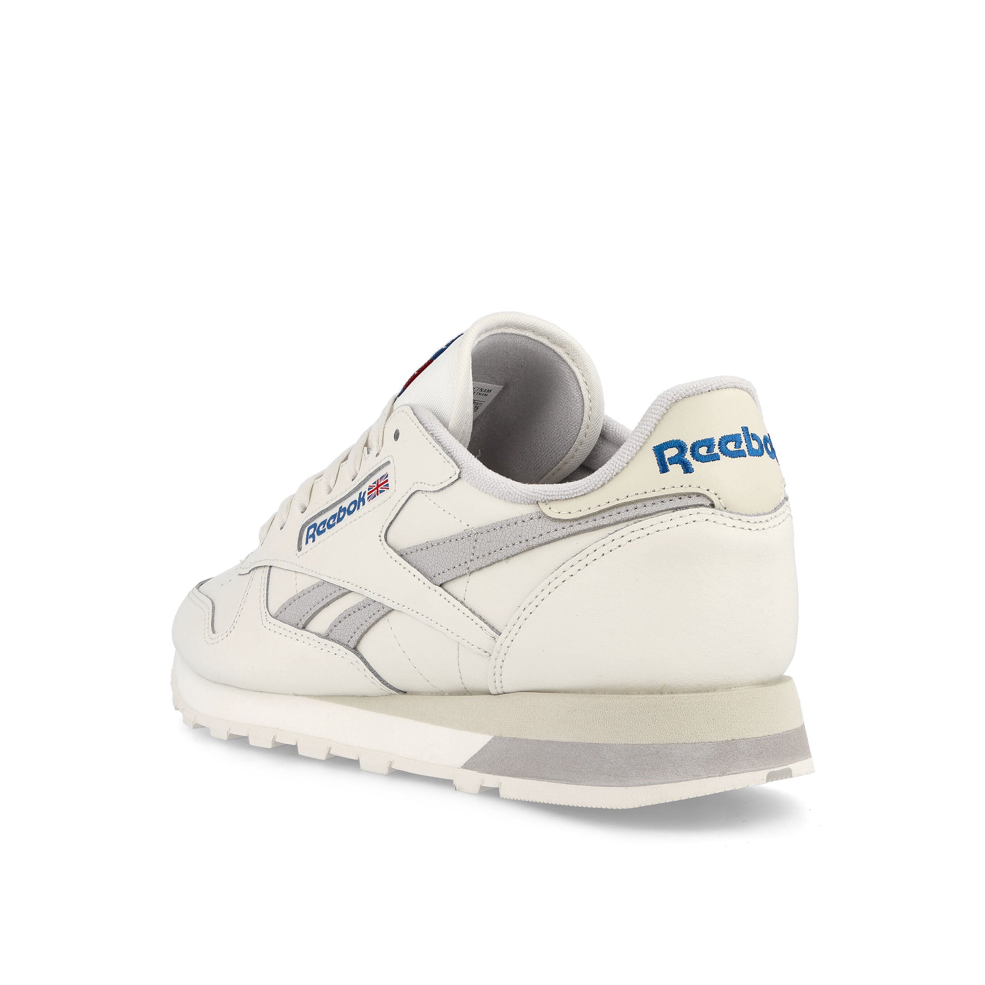 Reebok Classic Leather Chalk / Light Solar Grey / Alabaster Low Top Sneakers  Material | Overkill