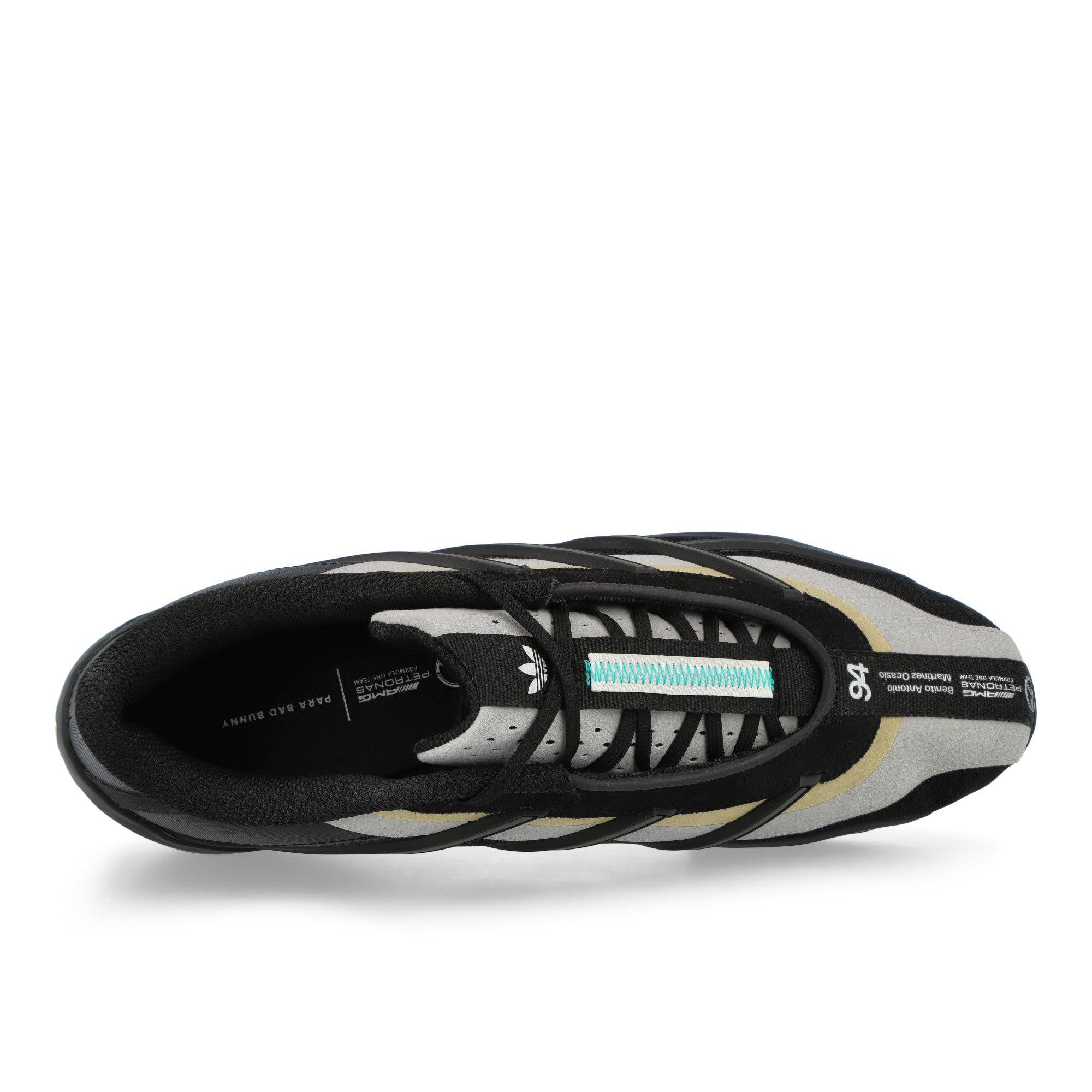 Bad Bunny x Mercedes-AMG F1 x adidas Adiracer GT Branch / Sand / Cinder Sneaker HQ2570 Detailfoto | Overkill
