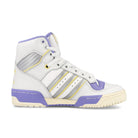 adidas Rivalry Hi W Crystal White-Silver Metallic-Chalk White High Top Sneakers  Silhouette | Overkill