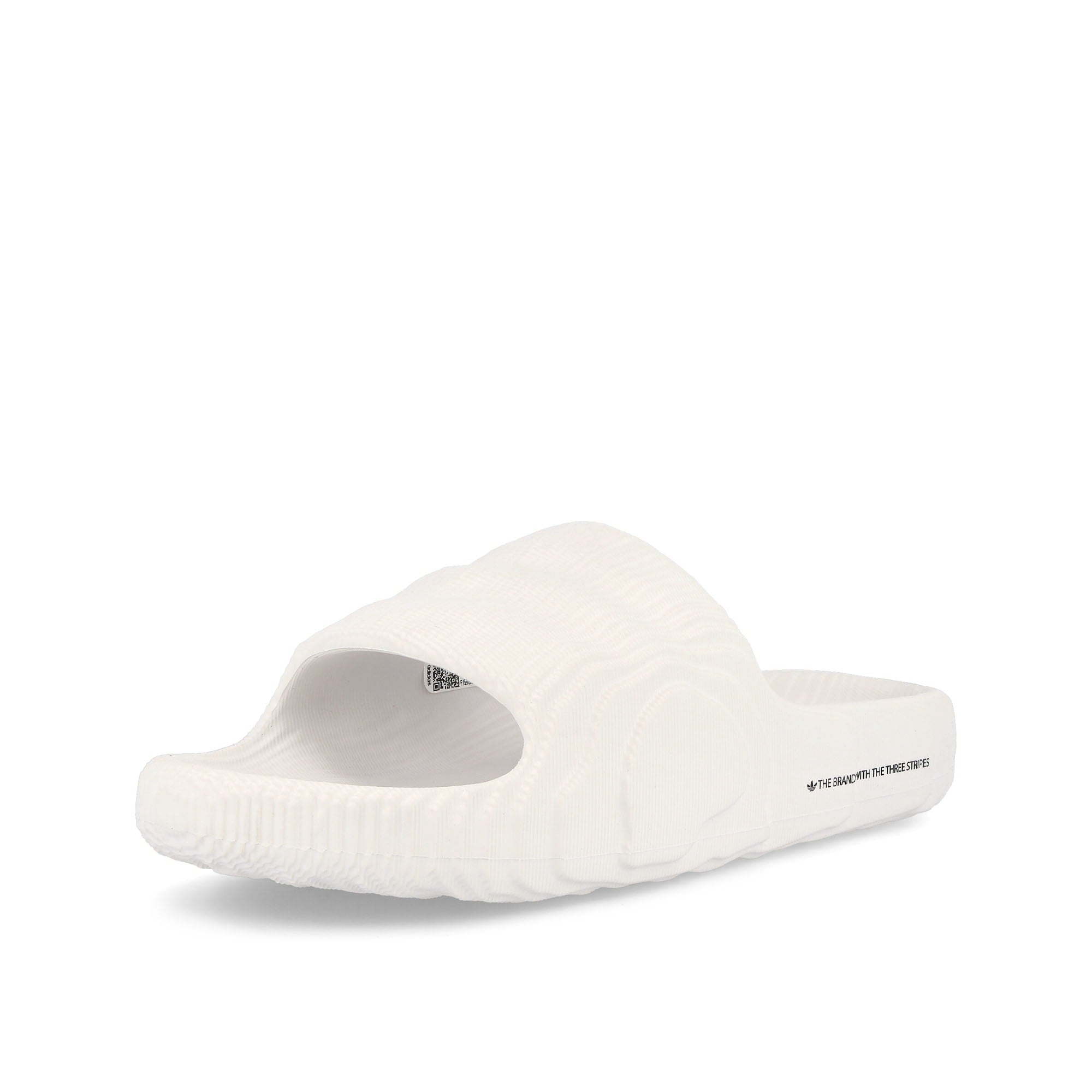 adidas Adilette 22 Crystal White / Crystal White / Core Black Slides, Sandals & Slippers  Close Up | Overkill