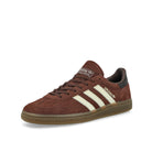 adidas Handball Spezial W Auburn / Off-White / Gum 5 Low Top Sneaker HQ5257 Close-up | Overkill
