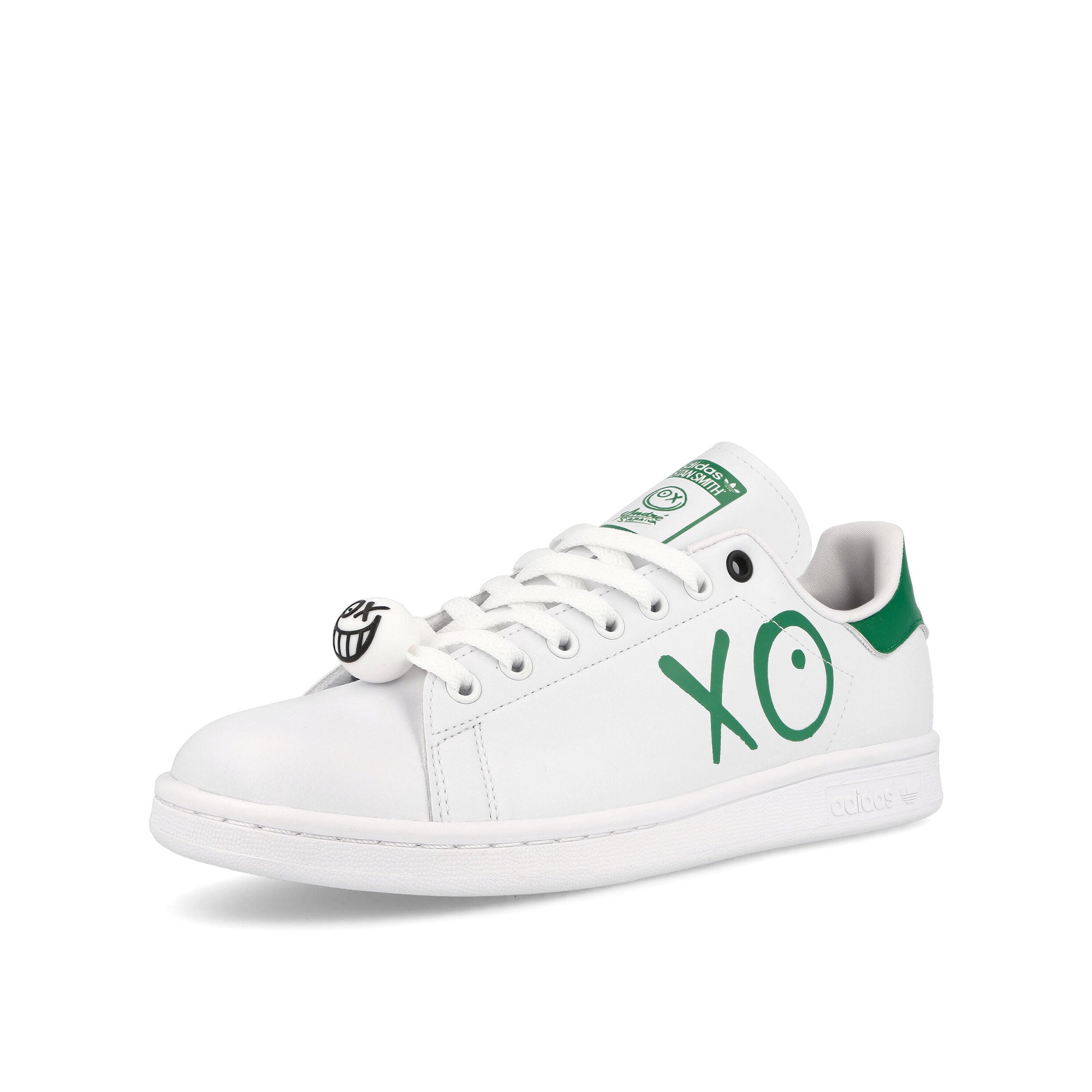 adidas Andre Saraiva x adidas Stan Smith Footwear White-Footwear White-Core Black Sneakers  Close Up | Overkill