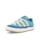 adidas Adimatic Preloved Blue-Crystal White-Gum Low Top Sneakers  Close Up | Overkill