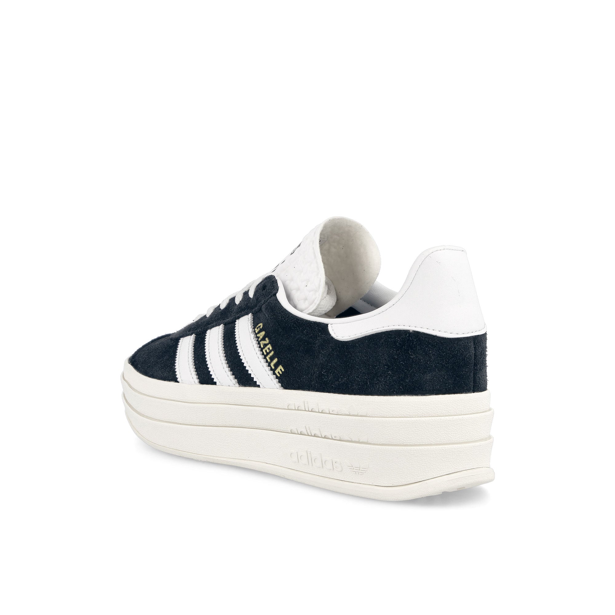 adidas Gazelle Bold W Core Black / Footwear White / Chalk White Low Top Sneakers  Material | Overkill