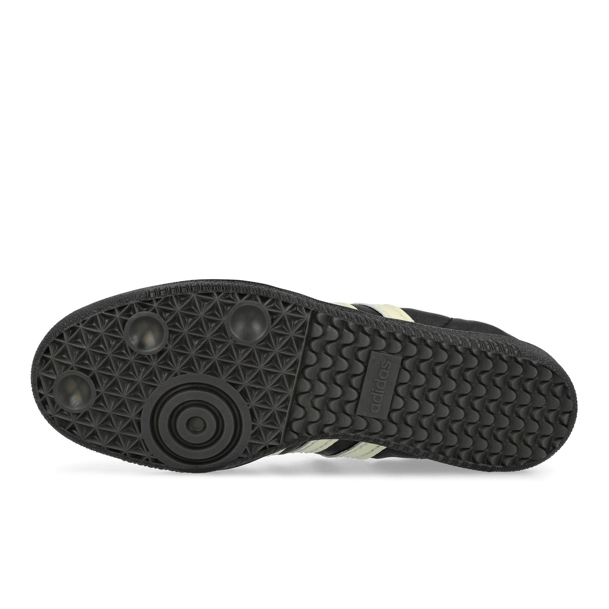 Song for the Mute x adidas Samba OG Core Black / Cream White / Gold Metallic sneaker HQ7600 Detail View 1 | Overkill
