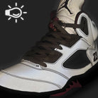 Jordan Air Jordan 5 Retro OG  White / Med Soft Pink - Black High Top Sneakers HQ7978 102 Material | Overkill
