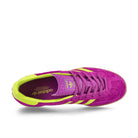 adidas Gazelle Indoor W Shock Purple / Solar Yellow / Gum Low Top Sneakers  Detailfoto | Overkill