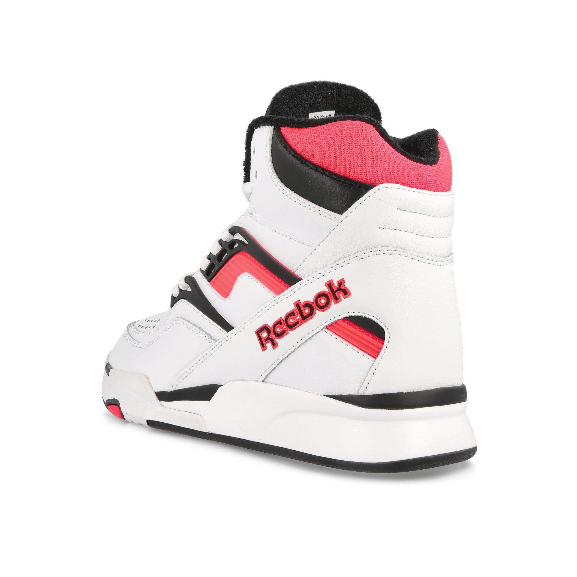 Reebok Pump TZ Footwear White / Core Black / Neon Cherry Sneakers  Material | Overkill