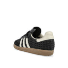 adidas Samba OG W Core Black / Cream White / Gold Metallic Low Top Sneakers HQ9282 Material | Overkill