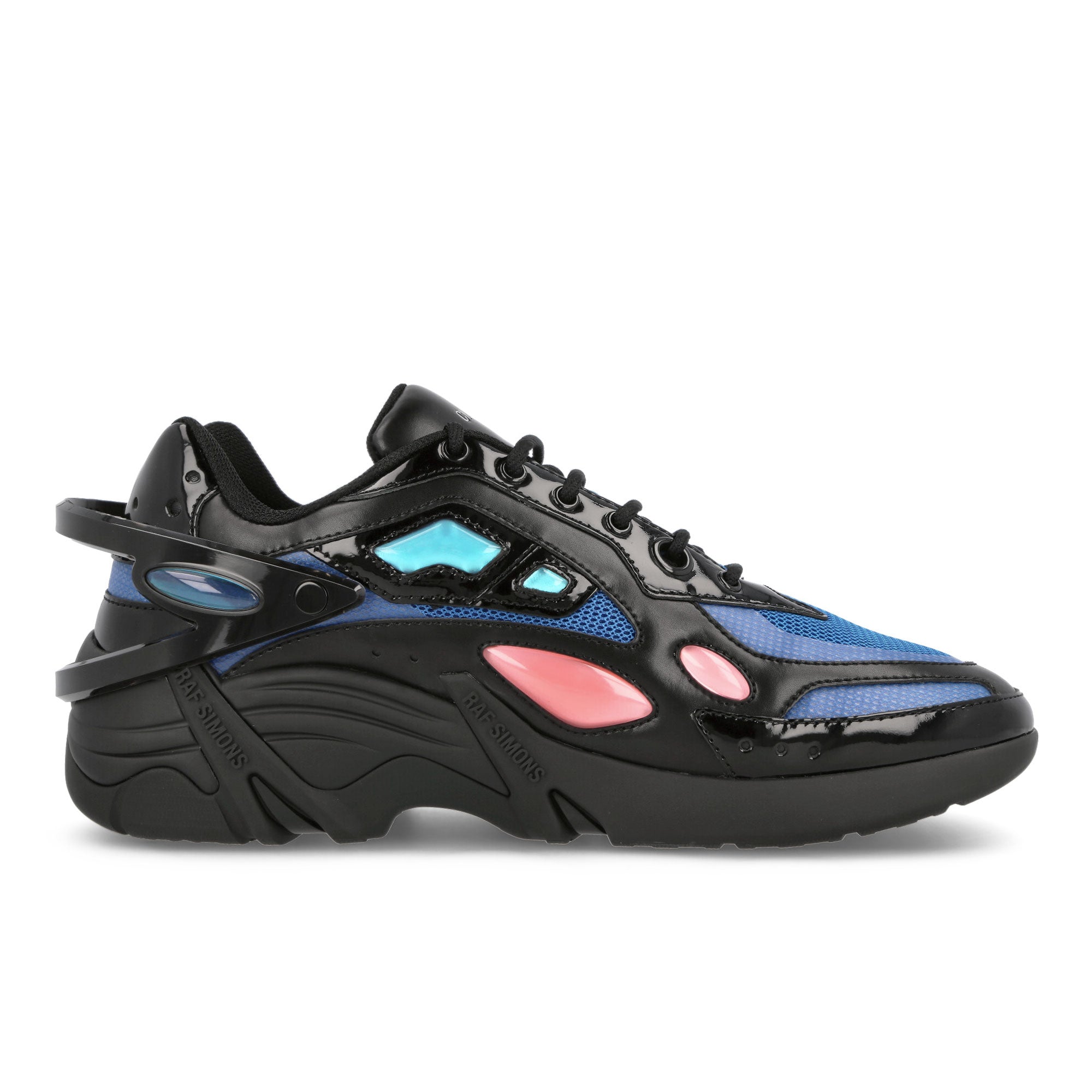 Raf Simons Cylon-21 Black Blue Low Top Sneakers  Silhouette | Overkill