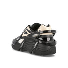 Raf Simons Cylon-21 Cream Black Low Top Sneakers  Material | Overkill